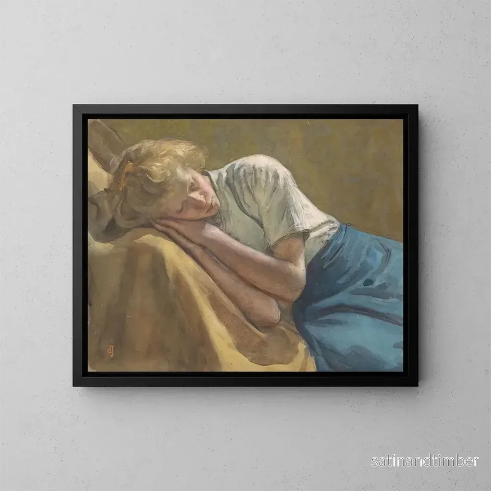 Reproduktion av målningen Fille rouillée - Johan Antonie de Jonge