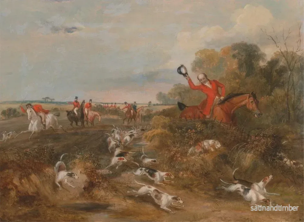 Reproduktion av målningen Salle des Bacheliers med hundar - Francis Calcraft Turner - Bild 2