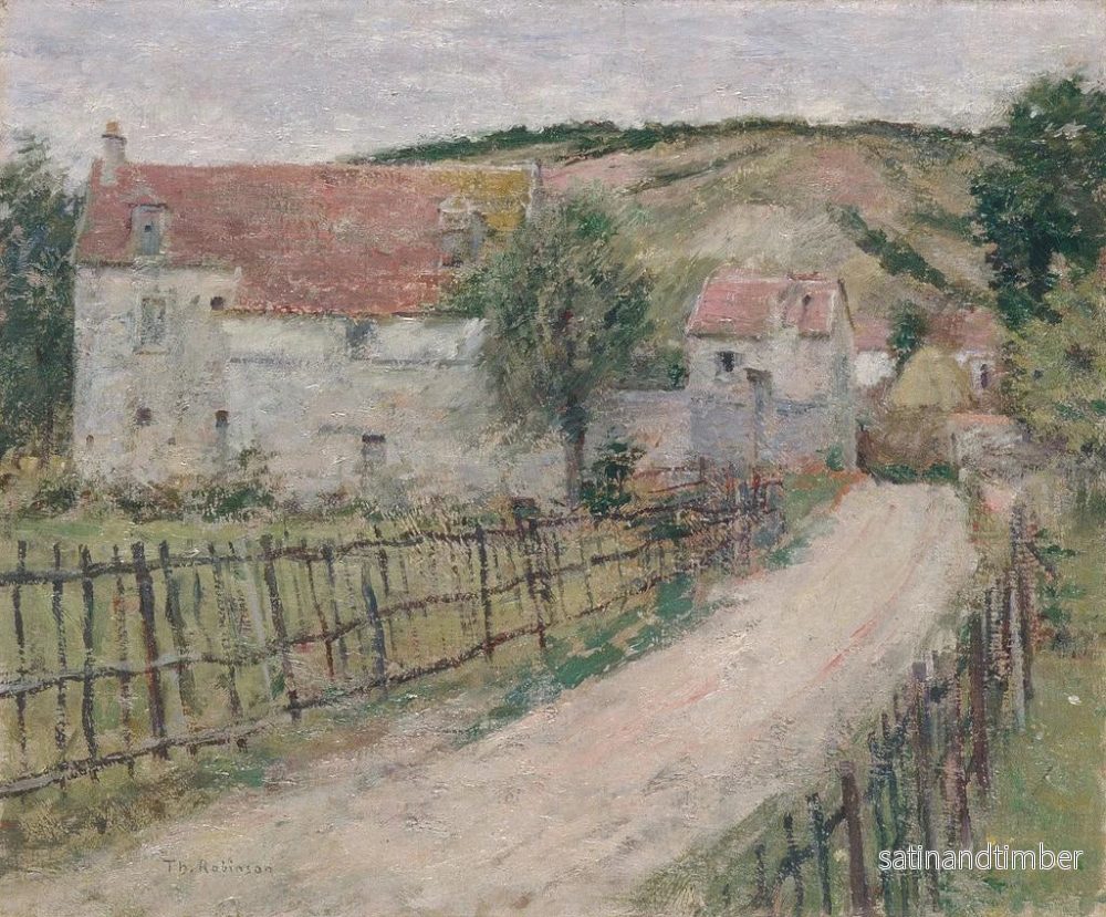 Reproduktion av målningen Le Vieux Moulin - Theodore Robinson - Bild 2