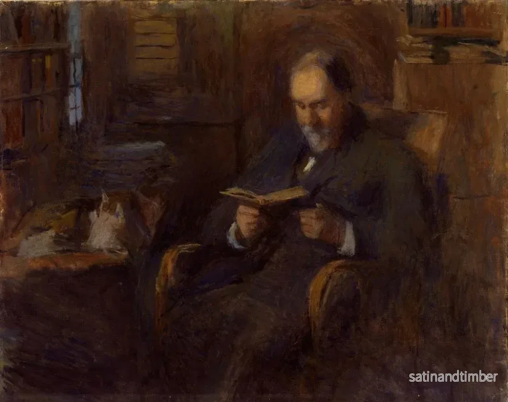 Reproduktion av målningen Portrait de Sanford Saltus de New York - Frank Edwin Scott - Bild 2