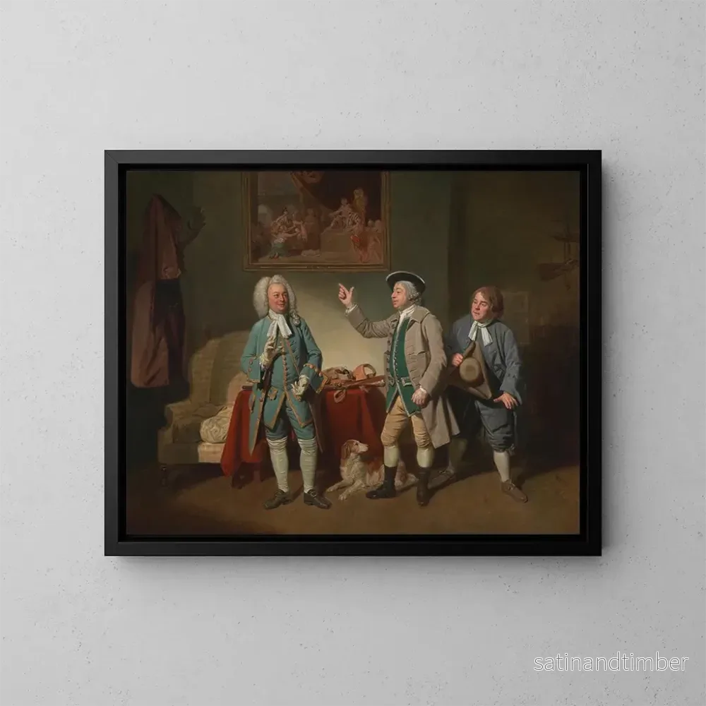 Reproduktion av målningen John Beard och John Dunstall i L’amour dans un village – Johan Joseph Zoffany Reproduktion av målningen John Beard och John Dunstall i L’amour dans un village – Johan Joseph Zoffany