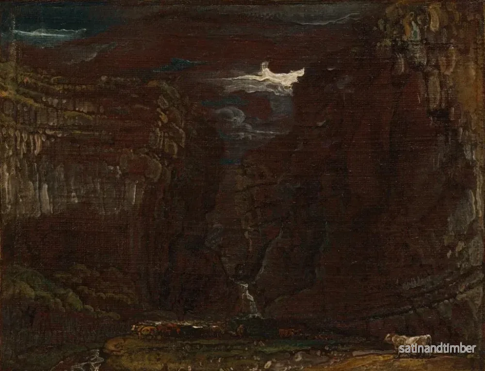Reproduktion av målningen Esquisse för Gordale Scar - James Ward - Bild 2