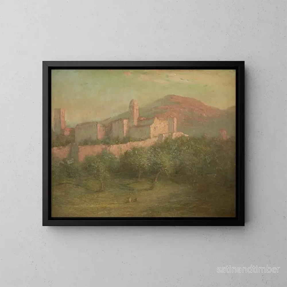 Reproduktion av målningen Alhambra, Granada, Spanien - John Ferguson Weir