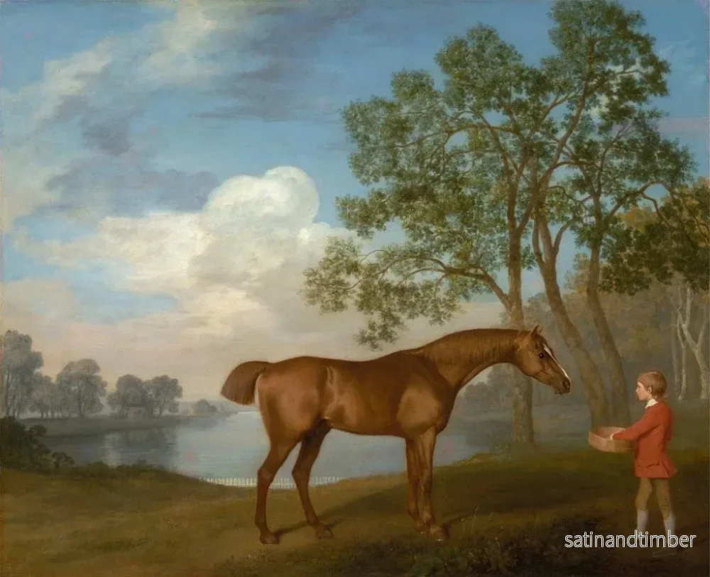 Reproduktion av målningen Citrouille med en hästskötare - George Stubbs - Bild 2