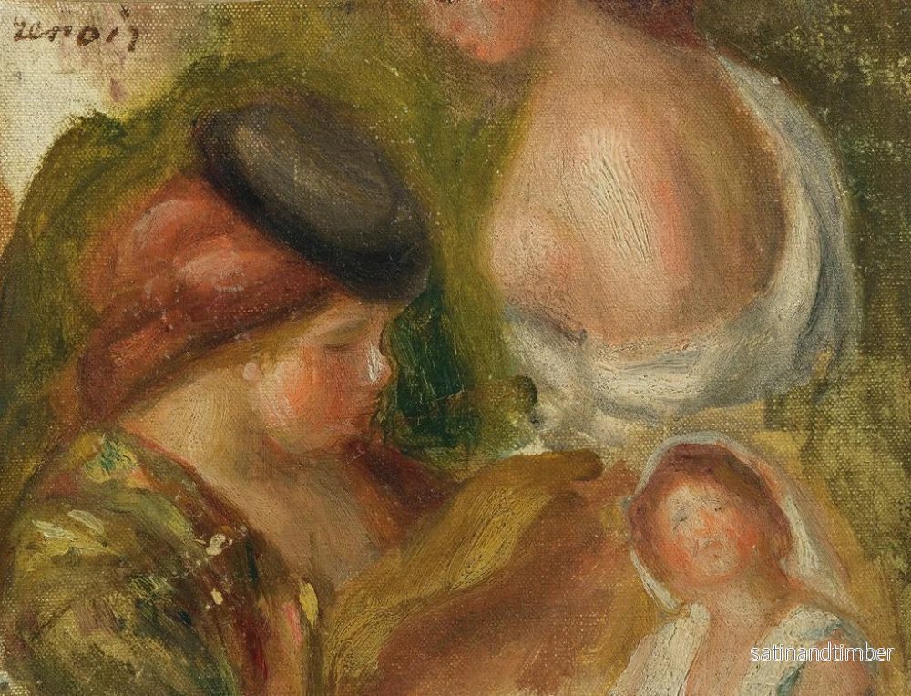 Reproduktion av målningen Studier av kvinnor - Pierre-Auguste Renoir - Bild 2