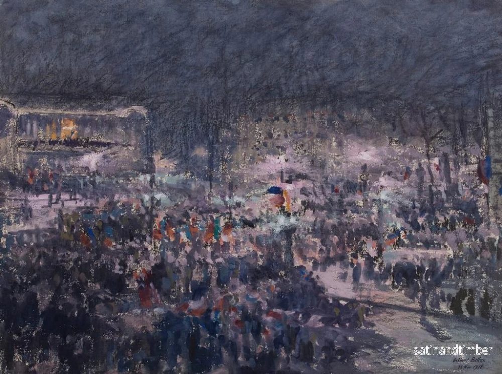 Reproduktion av målningen La Marseillaise sjunger loggian vid operan - Louis-Gilbert Bellan - Bild 2