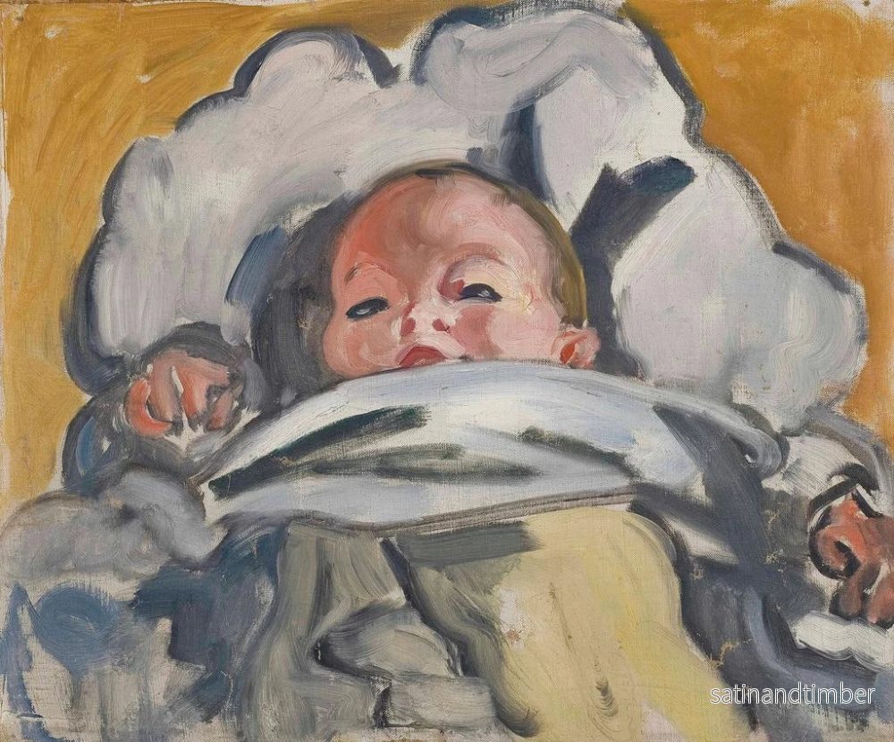 Reproduktion av målningen Le bébé - Louis Valtat - Bild 2