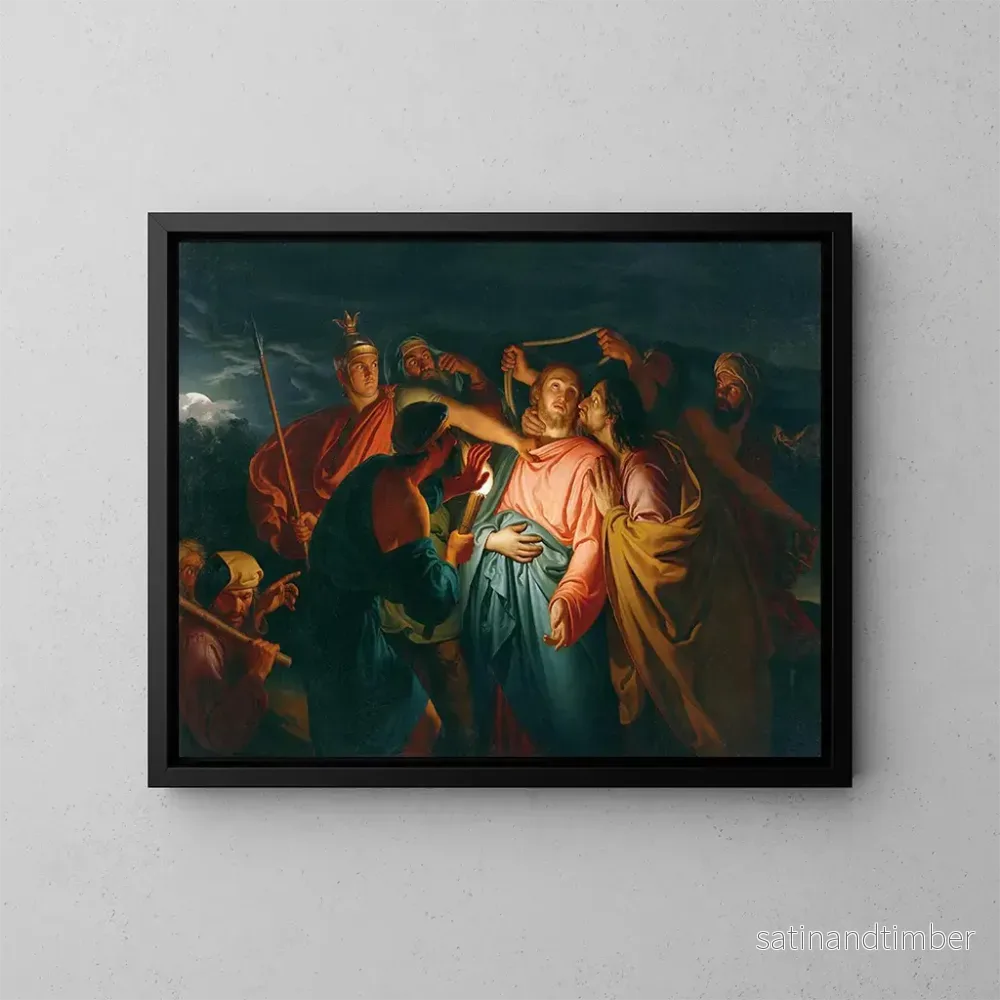 Reproduktion av målningen Le Baiser de Judas - Giuseppe Diotti