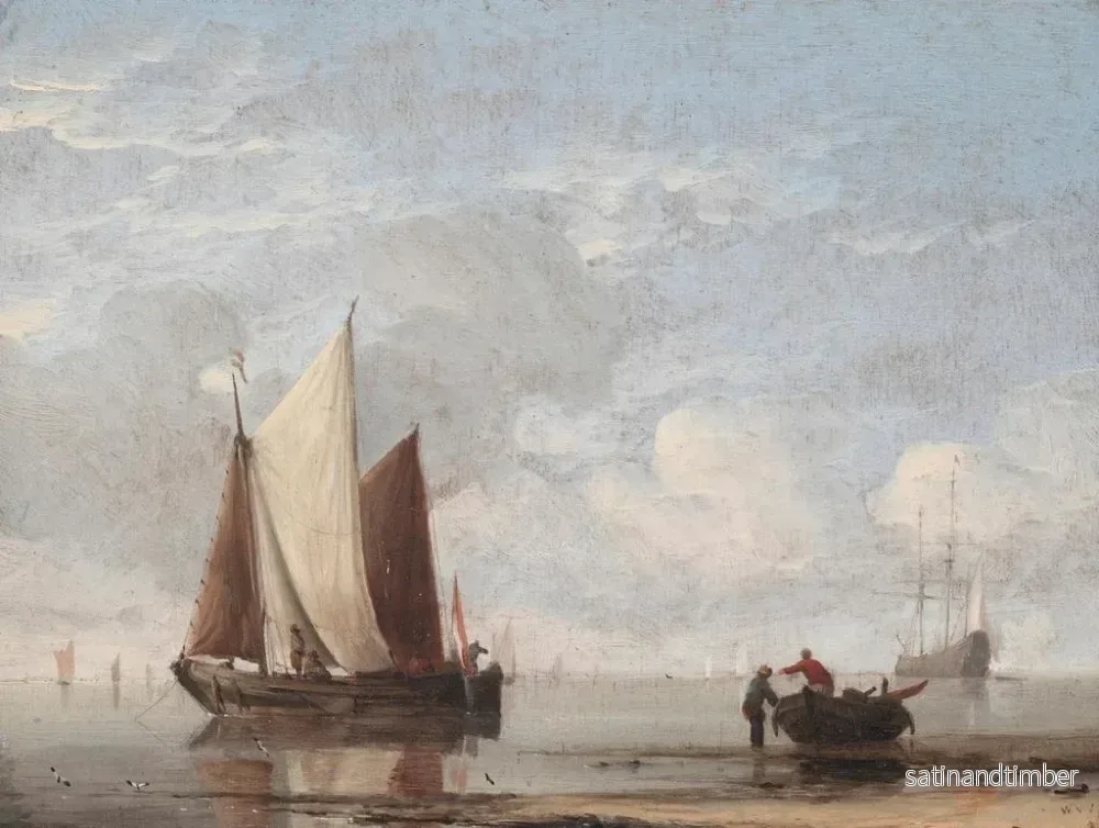Reproduktion av målningen Mer lugn - Willem van de Velde den Yngre - Bild 2