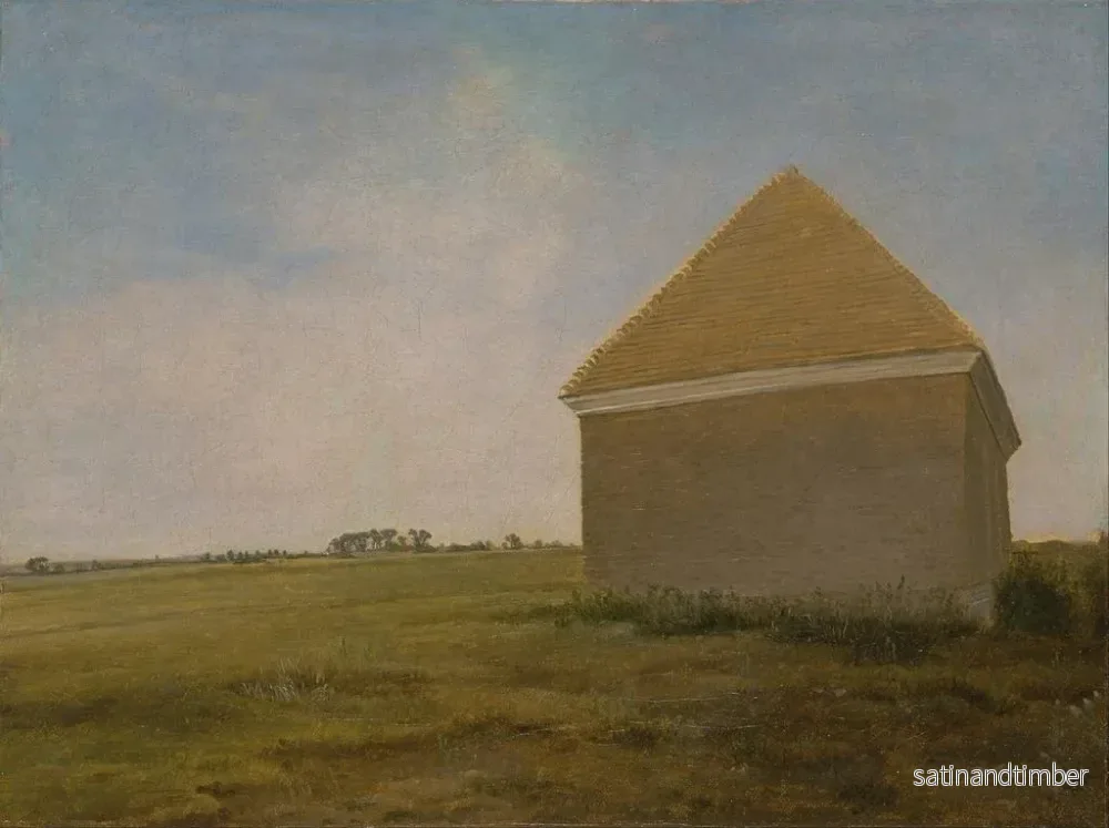 Reproduktion av målningen Newmarket Heath med en tvättstuga - George Stubbs - Bild 2
