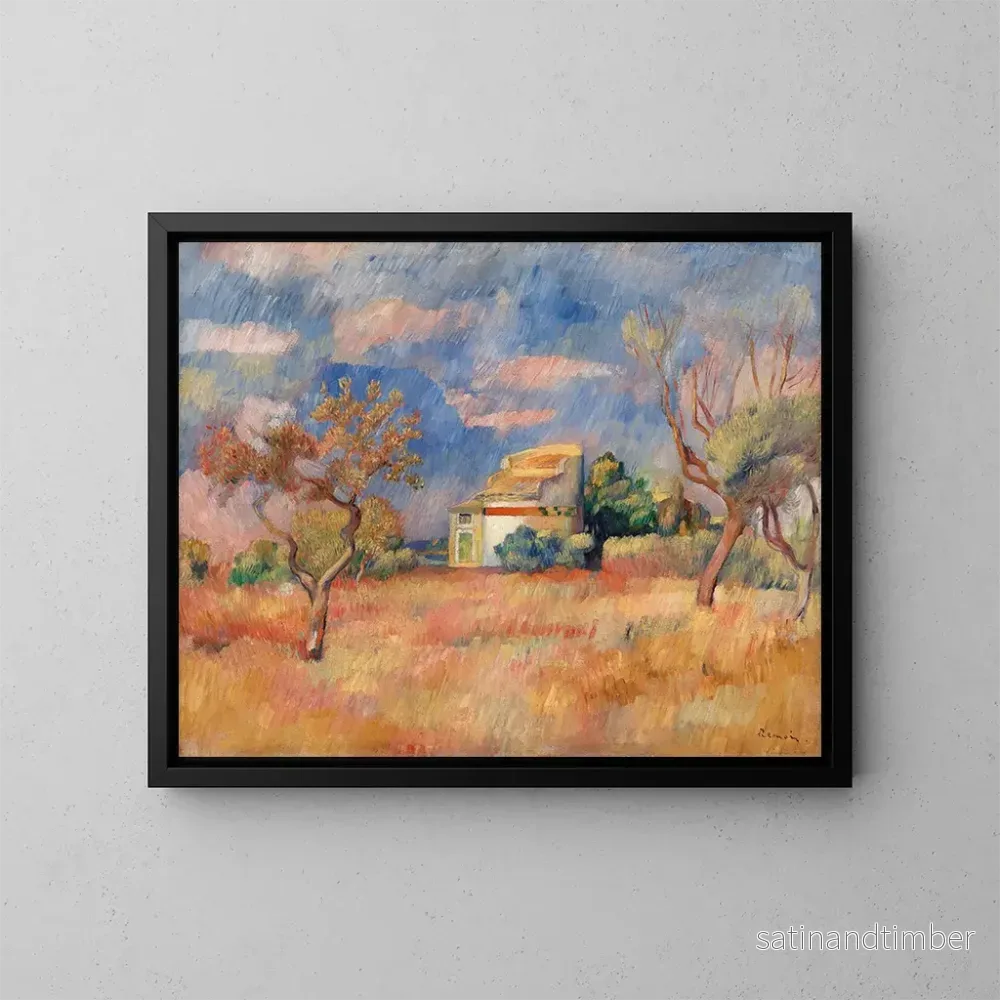 Reproduktion av målningen Pigeonnier de Bellevue - Pierre-Auguste Renoir