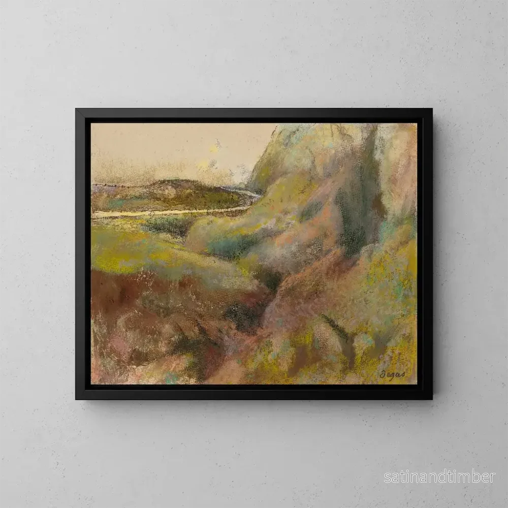 Reproduktion av målningen Landskap – Edgar Degas Reproduktion av målningen Landskap – Edgar Degas