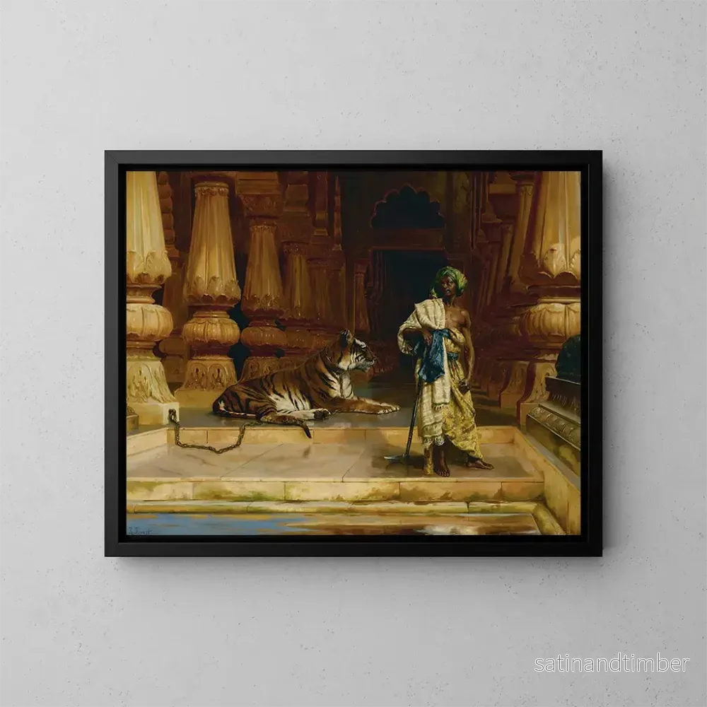 Reproduktion av målningen Les gardes du palais - Rudolf Ernst
