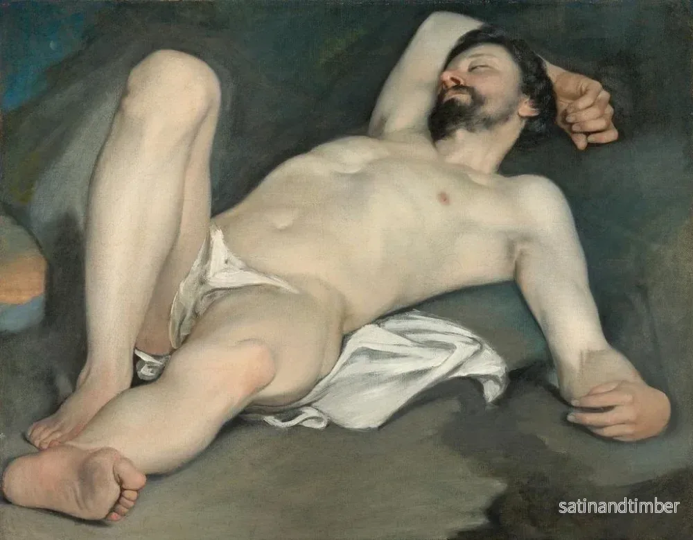 Reproduktion av målningen Nu masculin allongé - Guido Cagnacci - Bild 2