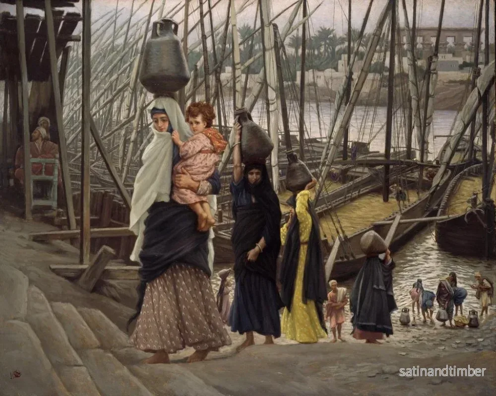 Reproduktion av målningen Le séjour en Égypte - James Tissot - Bild 2