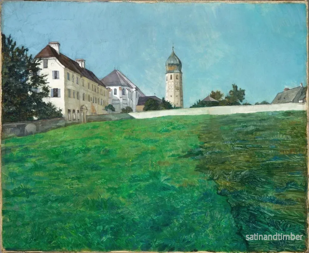 Reproduktion av målningen En vy över Frauenchiemsee - Wilhelm Trübner - Bild 2