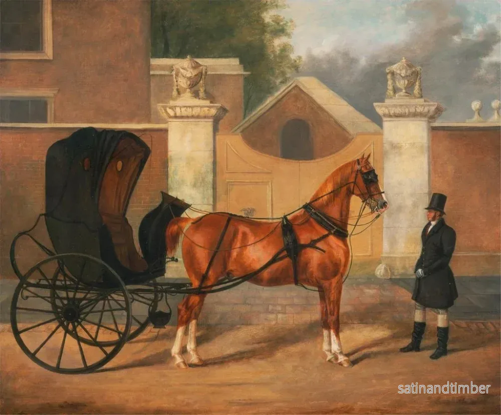 Reproduktion av målningen av gentlemen's karosser: en cabriolet - Charles Hancock - Bild 2