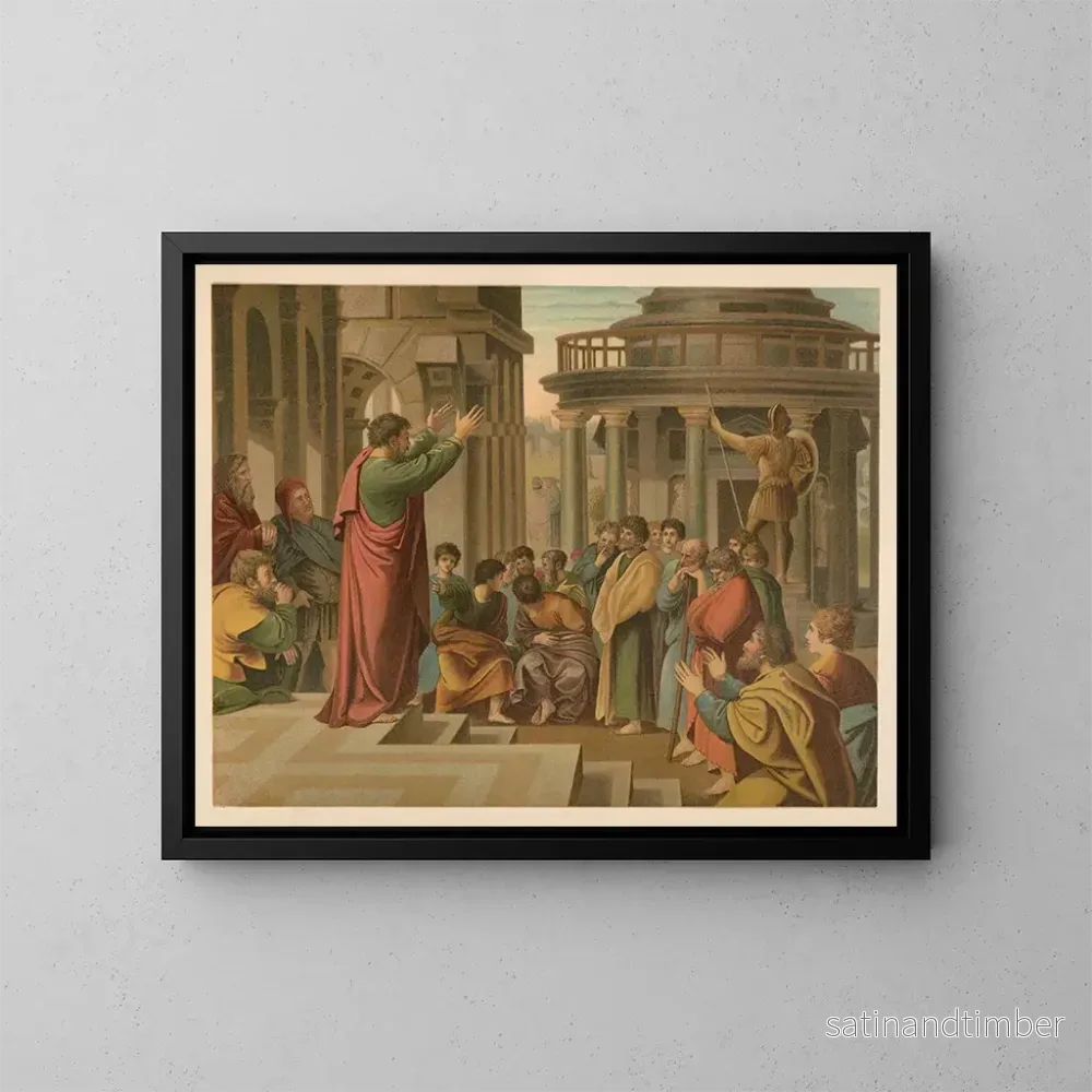 Reproduktion av målningen Bibel guldad av klassikerna Pl124 - Jan Ladislaw Skora