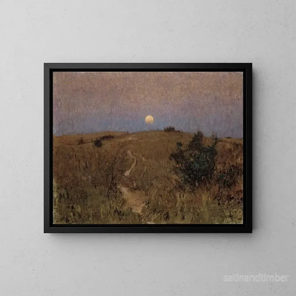 Reproduktion av målningen Lever de lune - David Davies