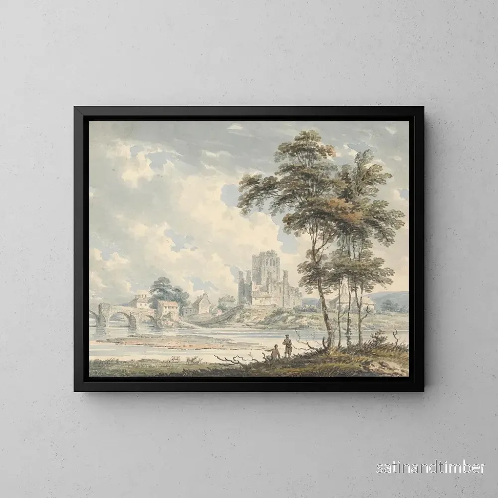 Reproduktion av målningen Abbaye de Kelso, Rosburghshire – Edward Dayes Reproduktion av målningen Abbaye de Kelso, Rosburghshire – Edward Dayes