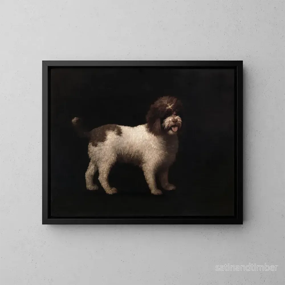 Reproduktion av målningen av vattenspaniël - George Stubbs