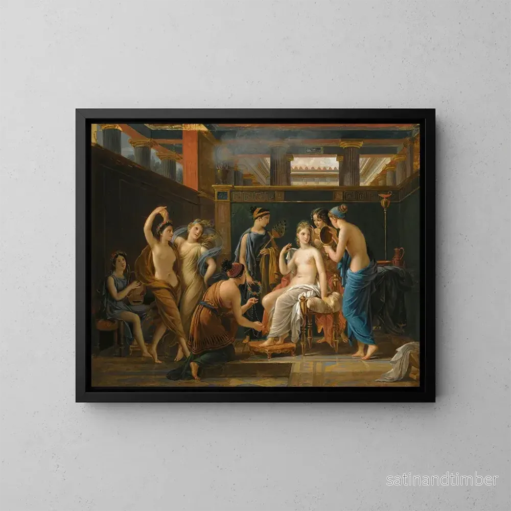 Reproduktion av målningen La Toilette de Vénus - Ecole Française