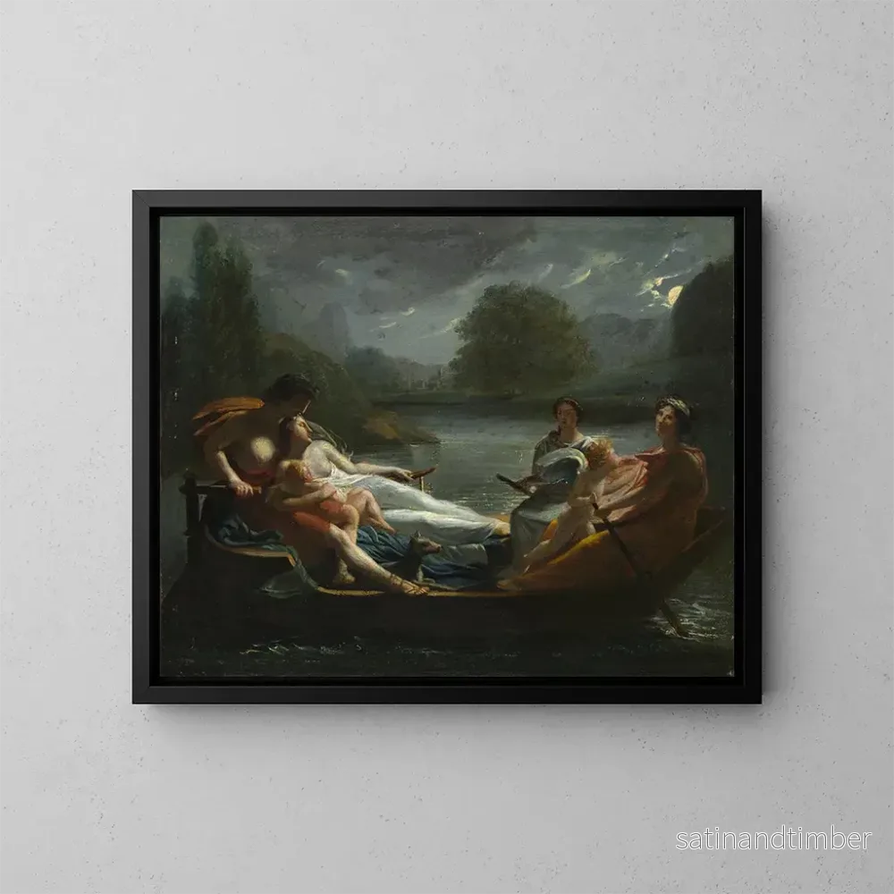 Reproduktion av målningen Le Rêve de bonheur – Pierre-Paul Prud’hon Reproduktion av målningen Le Rêve de bonheur – Pierre-Paul Prud’hon