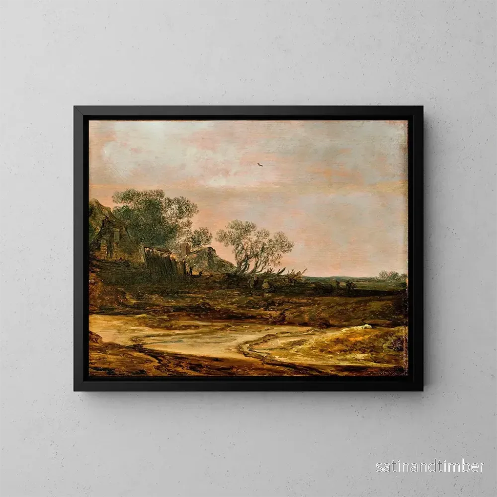 Reproduktion av målningen Hus i dynorna - Jan van Goyen
