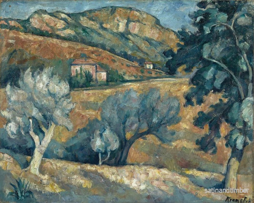 Reproduktion av målningen Landskap i Provence - Roman Kramsztyk - Bild 2