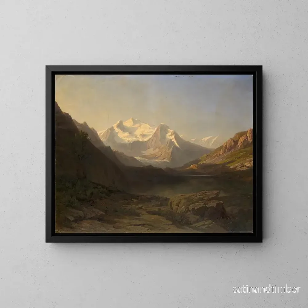Reproduktion av målningen Piz d'Err - Jakob Joseph Zelger