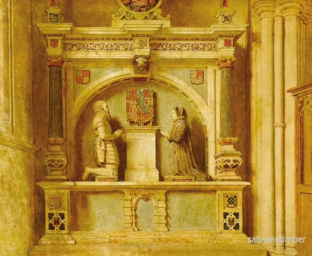 Reproduktion av målningen La salle de Haddon Hall - John Faed - Bild 2