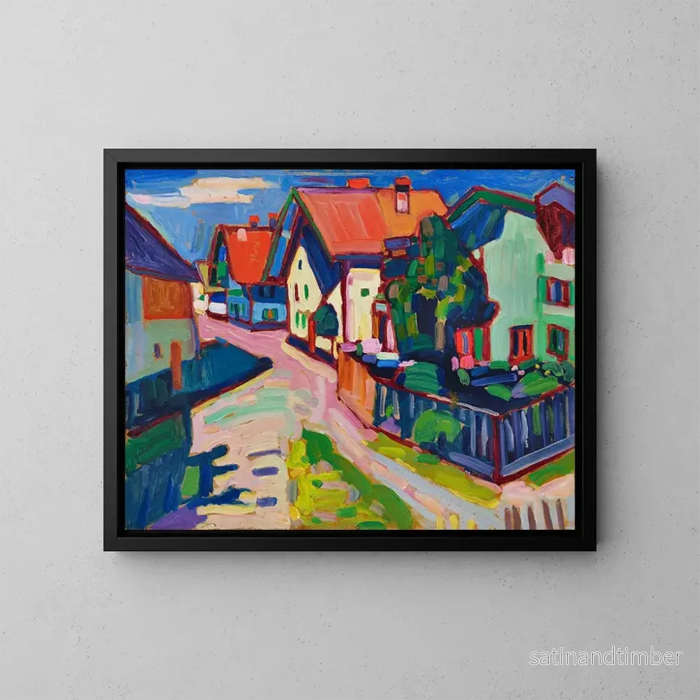 Reproduktion av målningen Murnau - Wassily Kandinsky