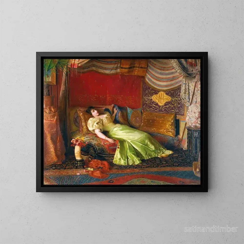 Reproduktion av målningen Rêves d'Orient - Georges Croegaert