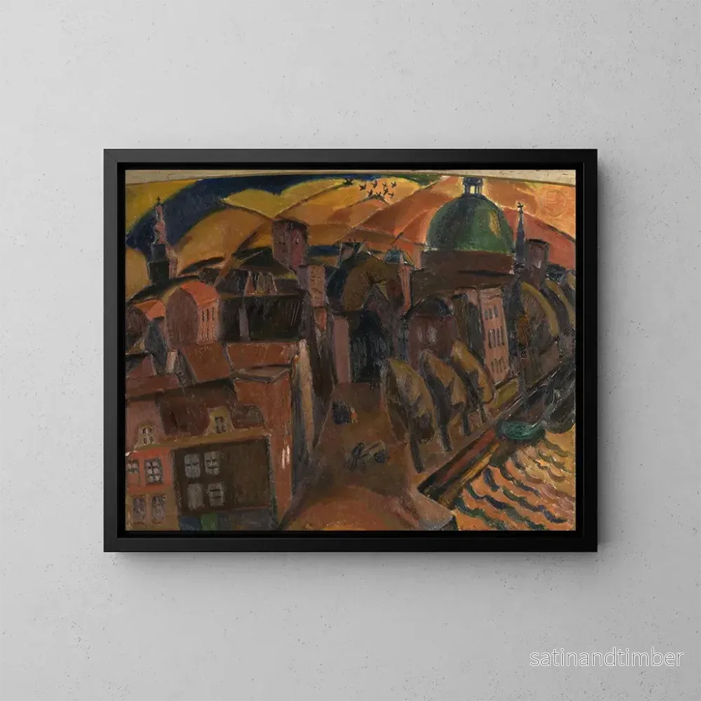 Reproduktion av målningen Längd: 60 cm x Höjd: 80 cm – Gustave De Smet Reproduktion av målningen Längd: 60 cm x Höjd: 80 cm – Gustave De Smet