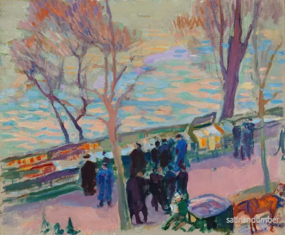 Reproduktion av målningen Bords de la Seine - Magnus Enckell - Bild 2