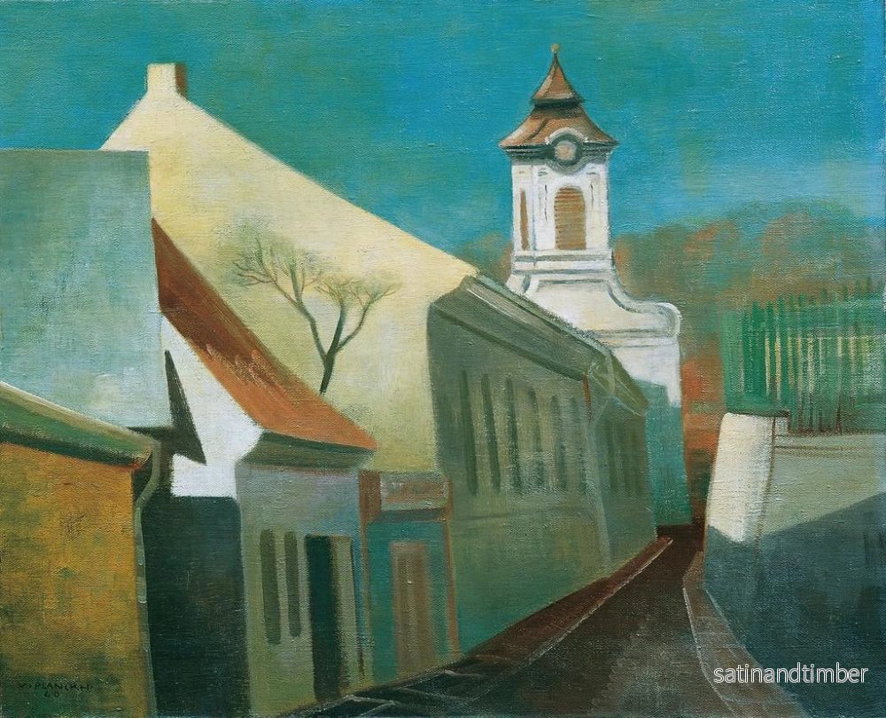 Reproduktion av målningen Rue à Ptzleinsdorf - Viktor Planckh - Bild 2