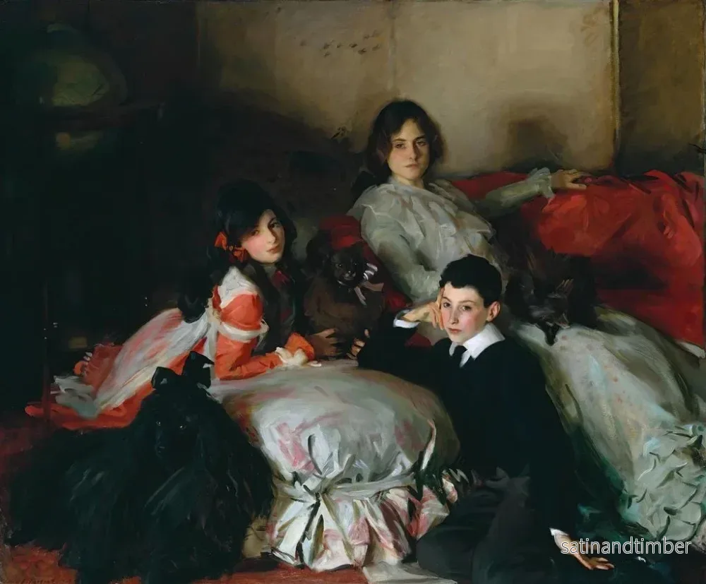 Reproduktion av målningen Essie Ruby och Ferdinand Wertheimer - John Singer Sargent - Bild 2