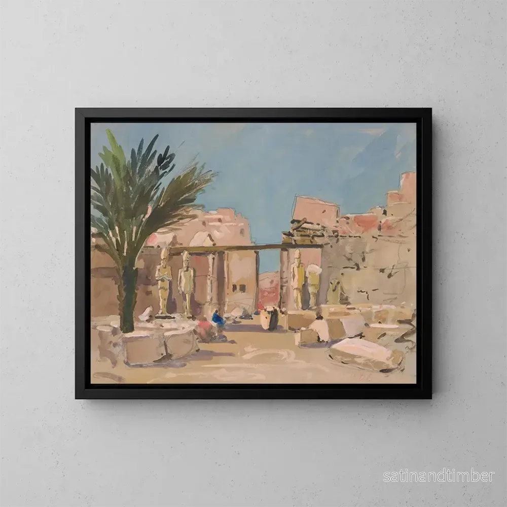 Reproduktion av målningen Louxor - Hercules Brabazon Brabazon