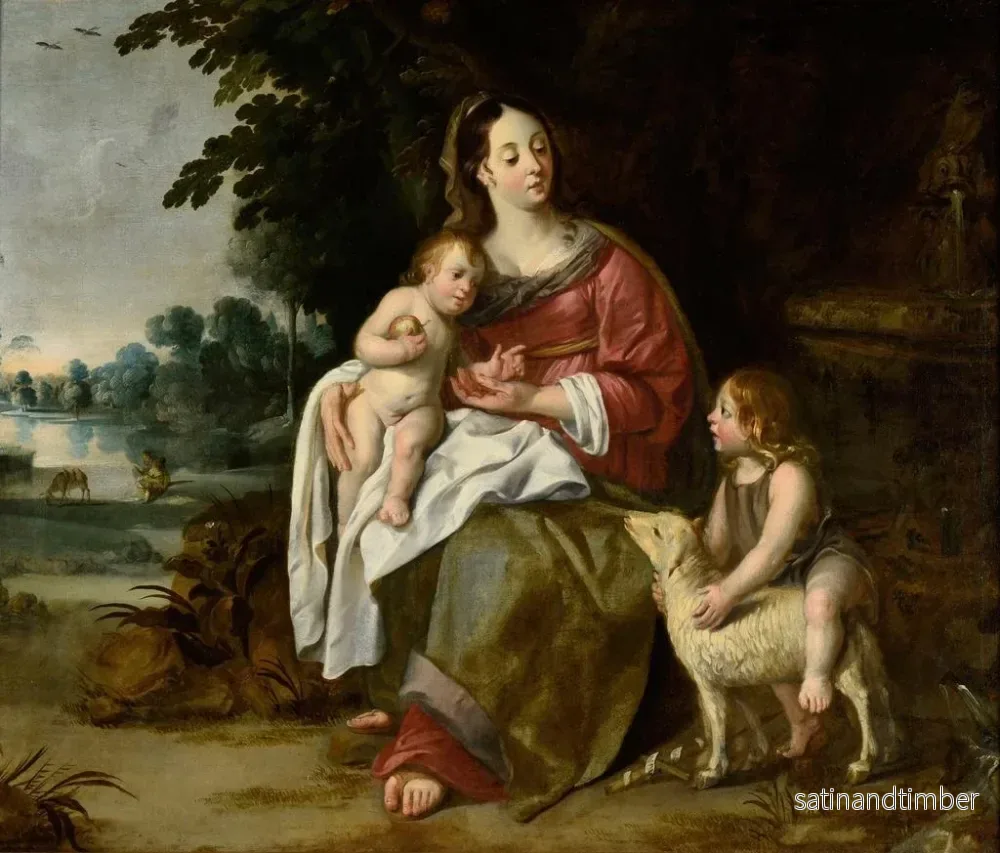 Reproduktion av målningen La Sainte Famille - Jean-François Clermont - Bild 2