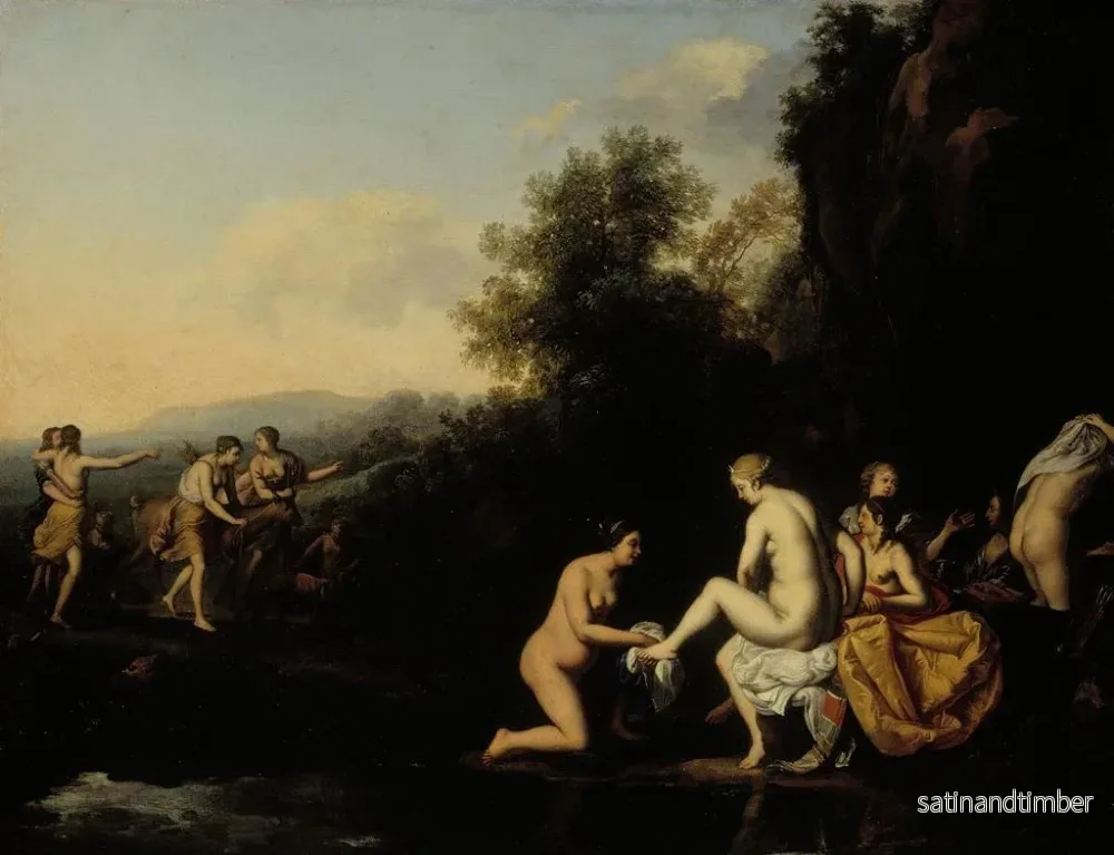 Reproduktion av målningen Diane et les nymphes au bain - Daniel Vertangen - Bild 2