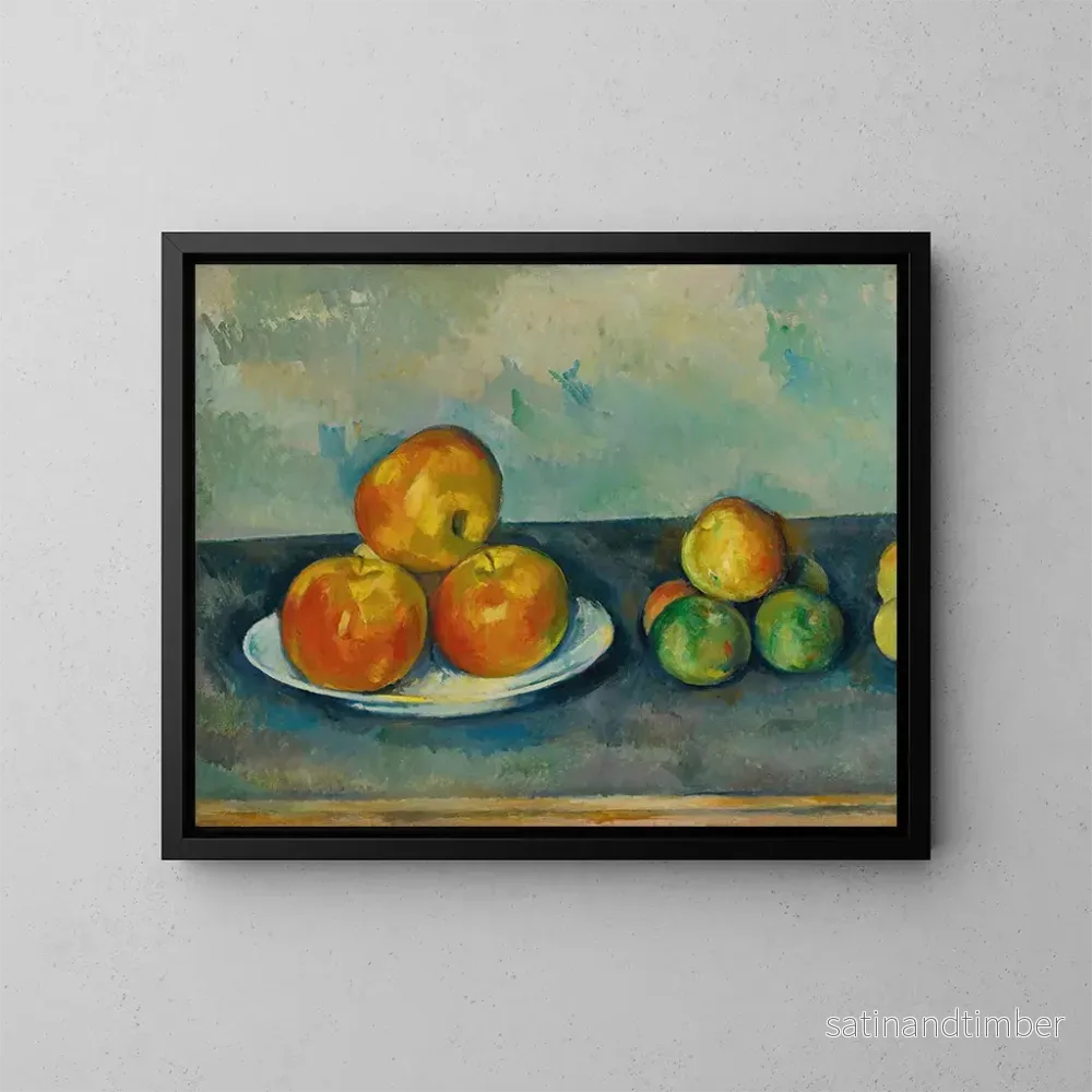 Reproduktion av målningen Äpplen - Paul Cézanne