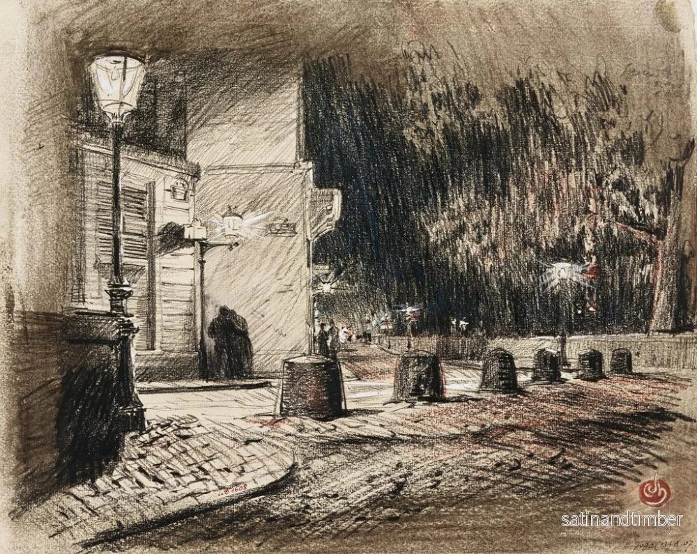 Reproduktion av målningen Ett hörn av Montmartre - Charles Jouas - Bild 2