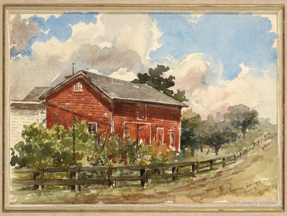 Reproduktion av målningen Sharon Springs - Elizabeth Boott Duveneck - Bild 2