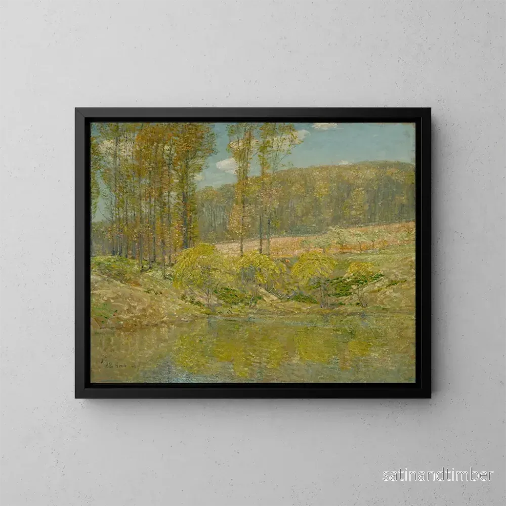 Reproduktion av målningen Vår i Highlands de Navesink - Childe Hassam