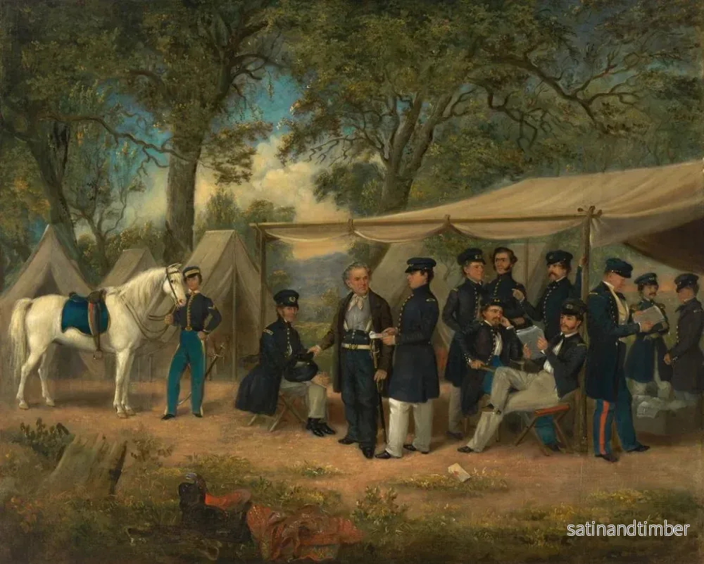 Reproduktion av målningen Zachary Taylor vid Walnut Springs - William Garl Browne Jr - Bild 2