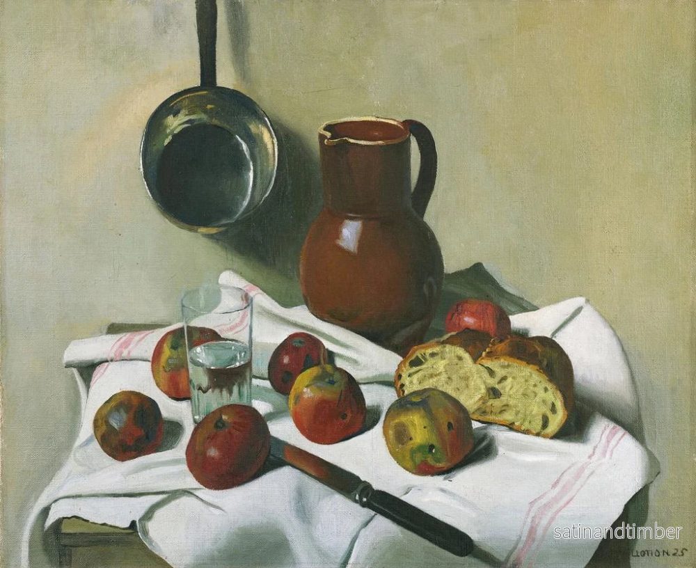 Reproduktion av målningen Pommes, kanna, vattenglas och gryta i plåt - Félix Vallotton - Bild 2