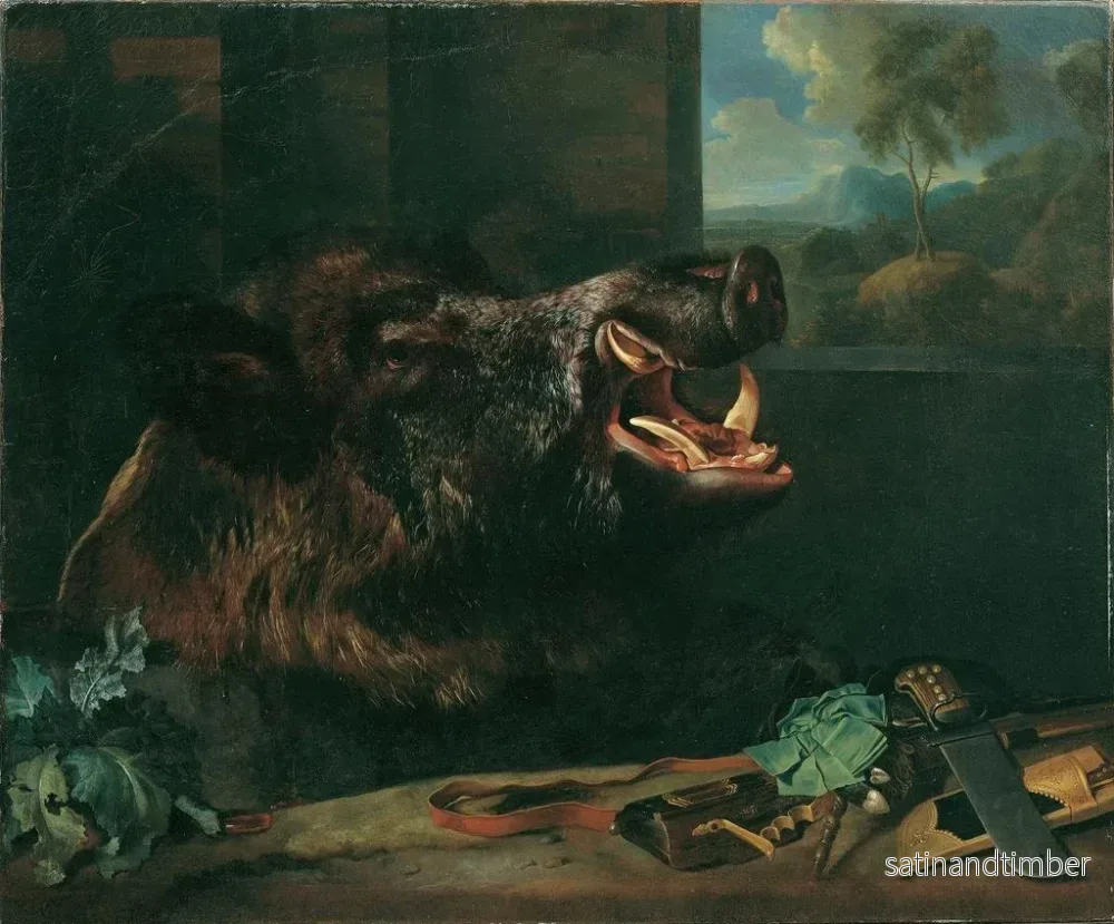 Reproduktion av målningen av viltstilleben - Johann Georg de Hamilton - Bild 2