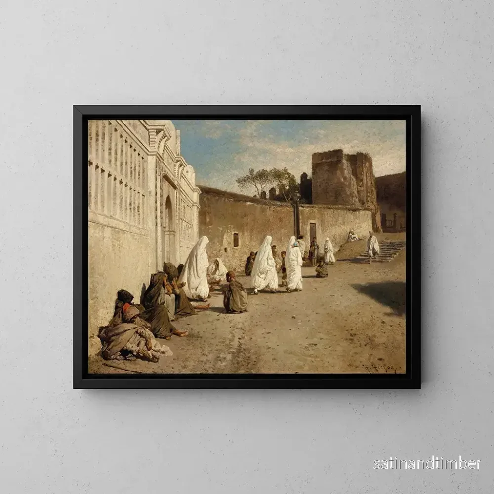 Reproduktion av målningen Entré i Alhambra, Spanien - Hermann Ottomar Herzog