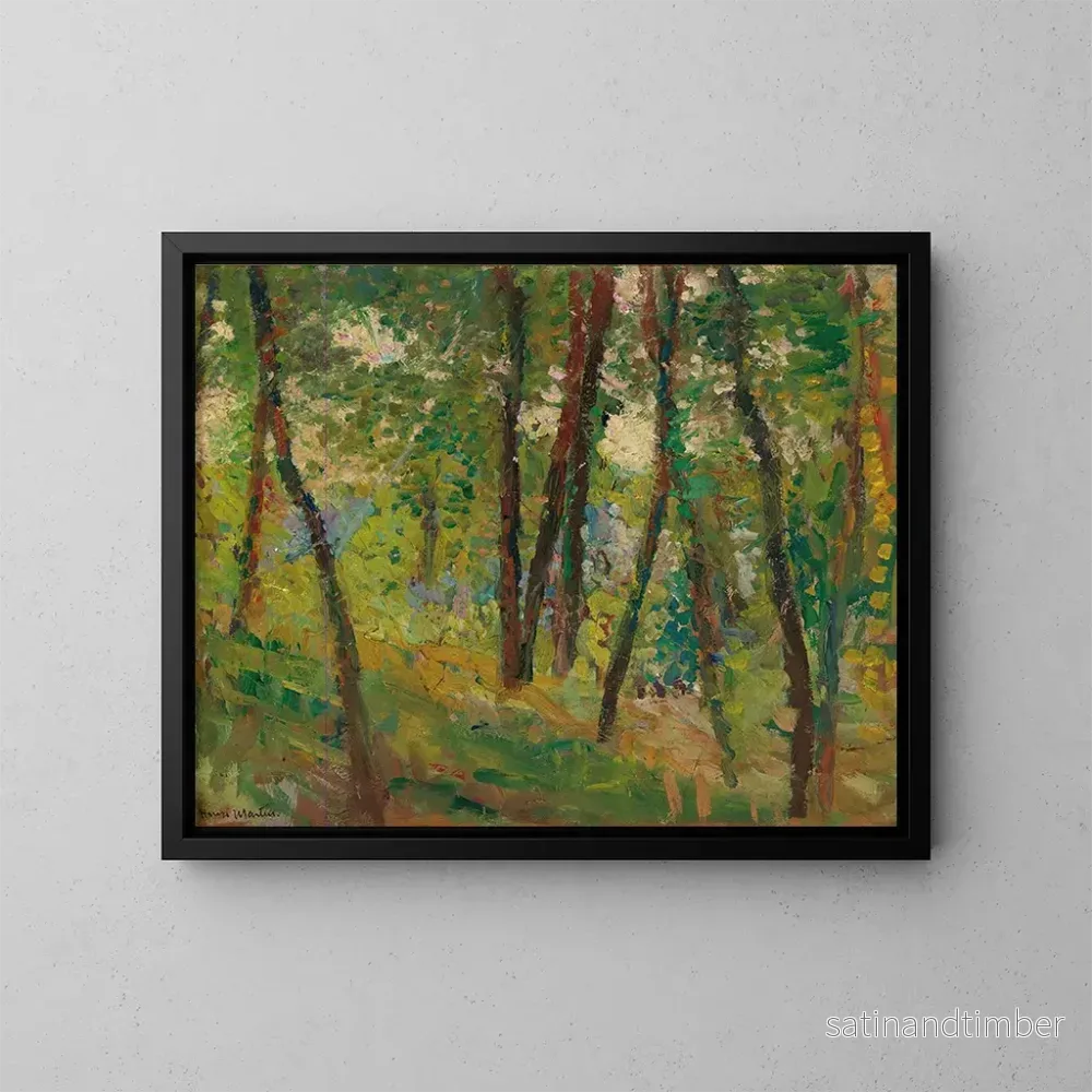 Reproduktion av målningen Skogsbryn - Henri Martin