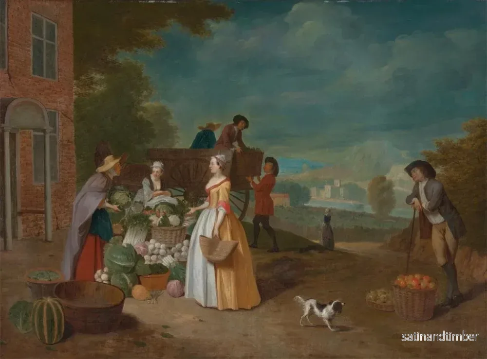 Reproduktion av målningen Le Vendeur de légumes - Pieter Angillis - Bild 2